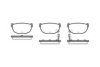KAWE 0151 22 Brake Pad Set, disc brake